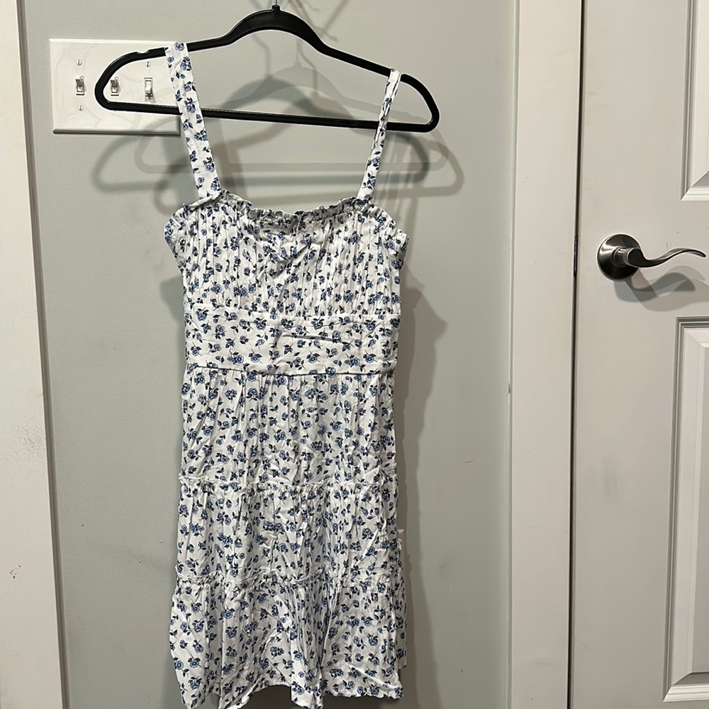 Floral tank mini dress